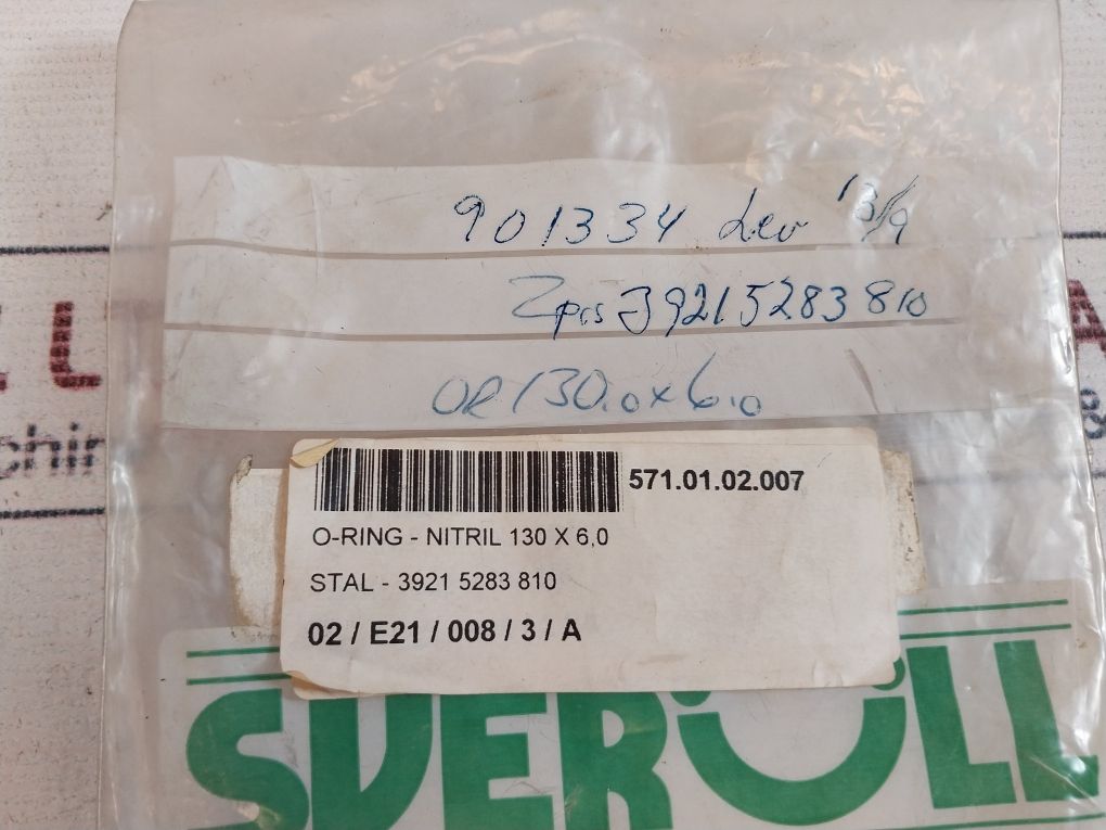 Stal 3921 5283 810 O-ring-nitril 130 X 6,0