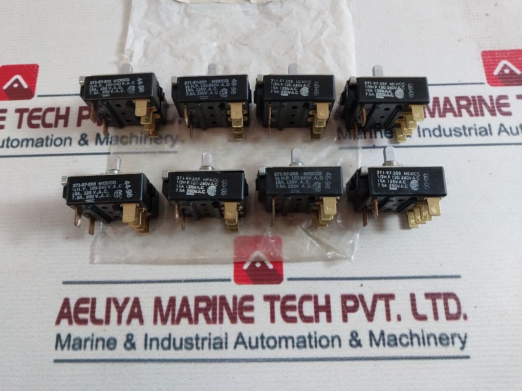 Star 271-97-288 Switch Y62-12 15A 250 Vac