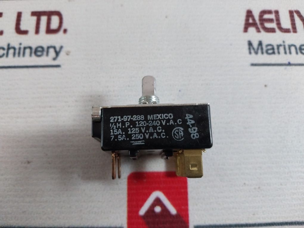 Star 271-97-288 Switch Y62-12 15A 250 Vac