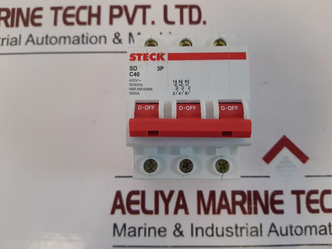 Steck Sd C40 3P Circuit Breaker 