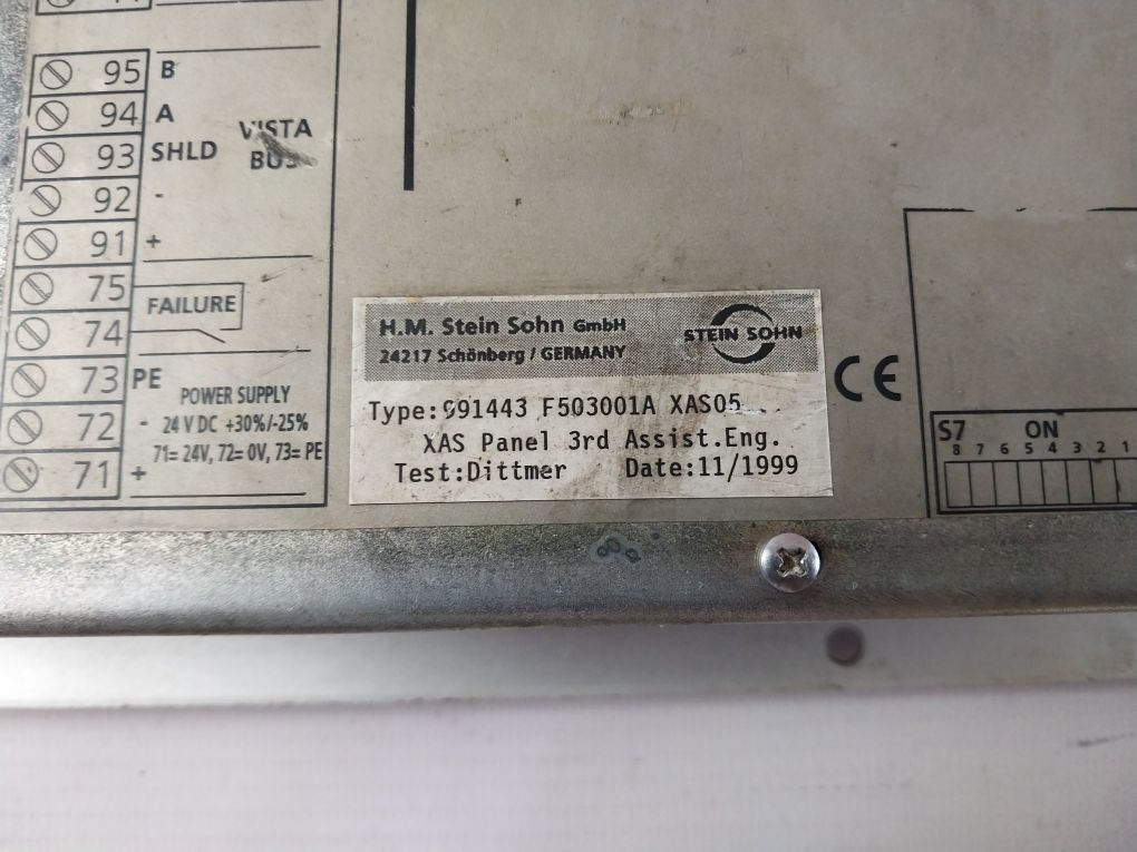 Stein Sohn 991443 F503001A Xas05 Xas Extension Alarm System