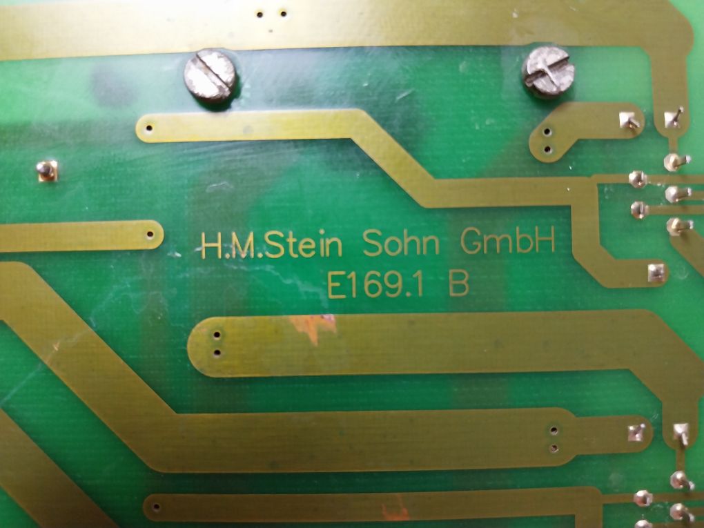 Stein Sohn E169.1 B Electronic Printed Circuit Board
