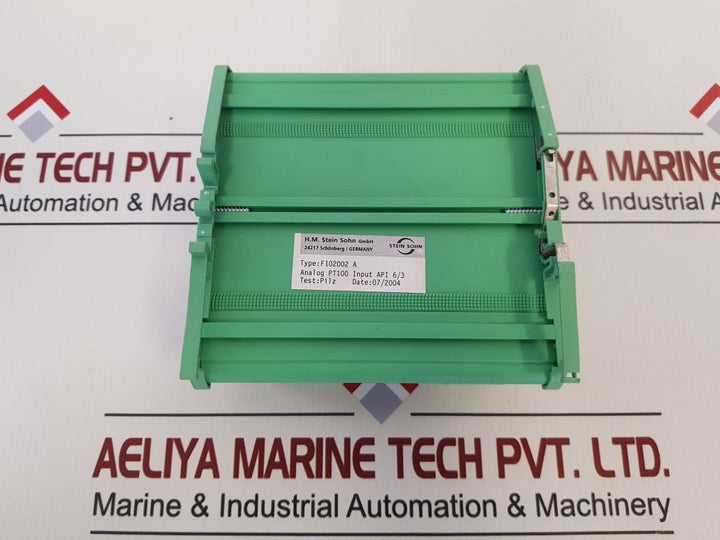 Stein Sohn F102002 A Analog Pt100 Input Api 6/3