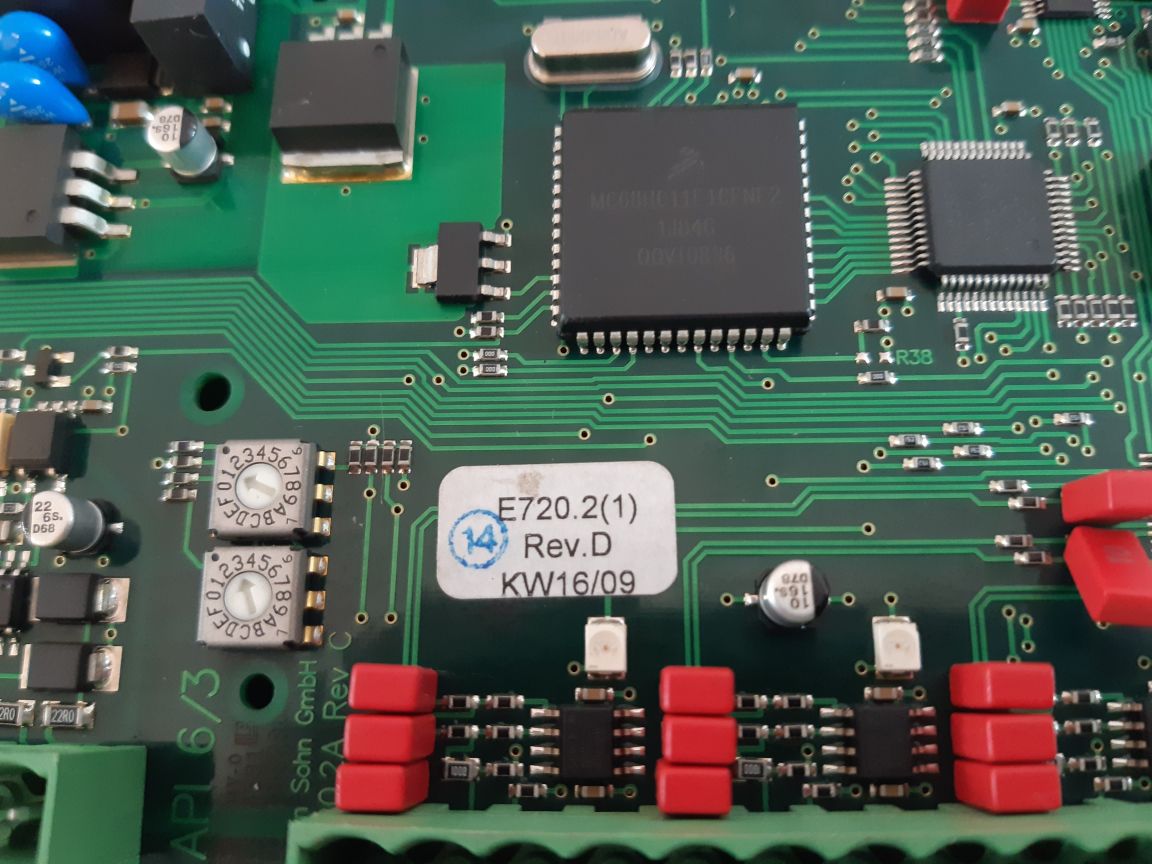 Stein Sohn F102004A Api 6/3 Rev: F Plus Analog Module E720.2A