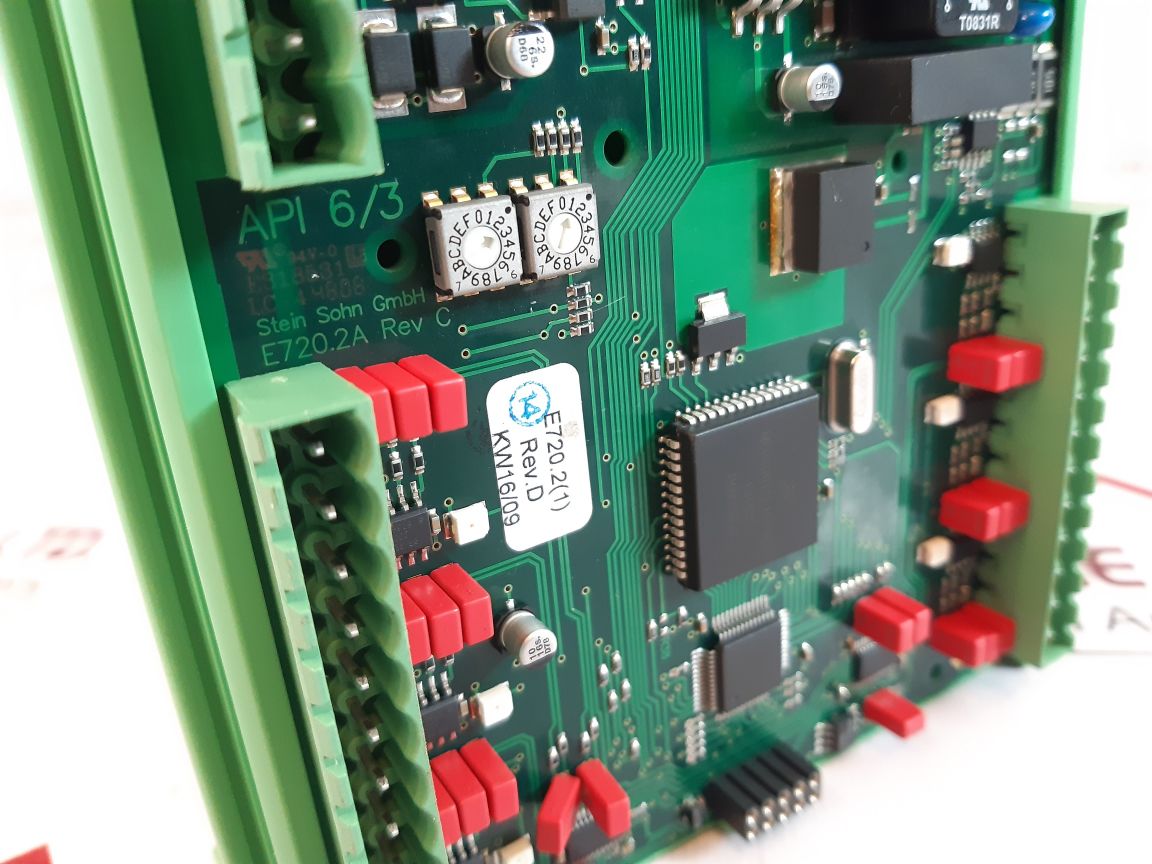 Stein Sohn F102004A Api 6/3 Rev: F Plus Analog Module E720.2A