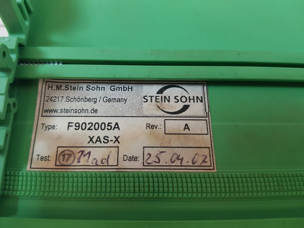 Stein sohn f902005a xas-x module