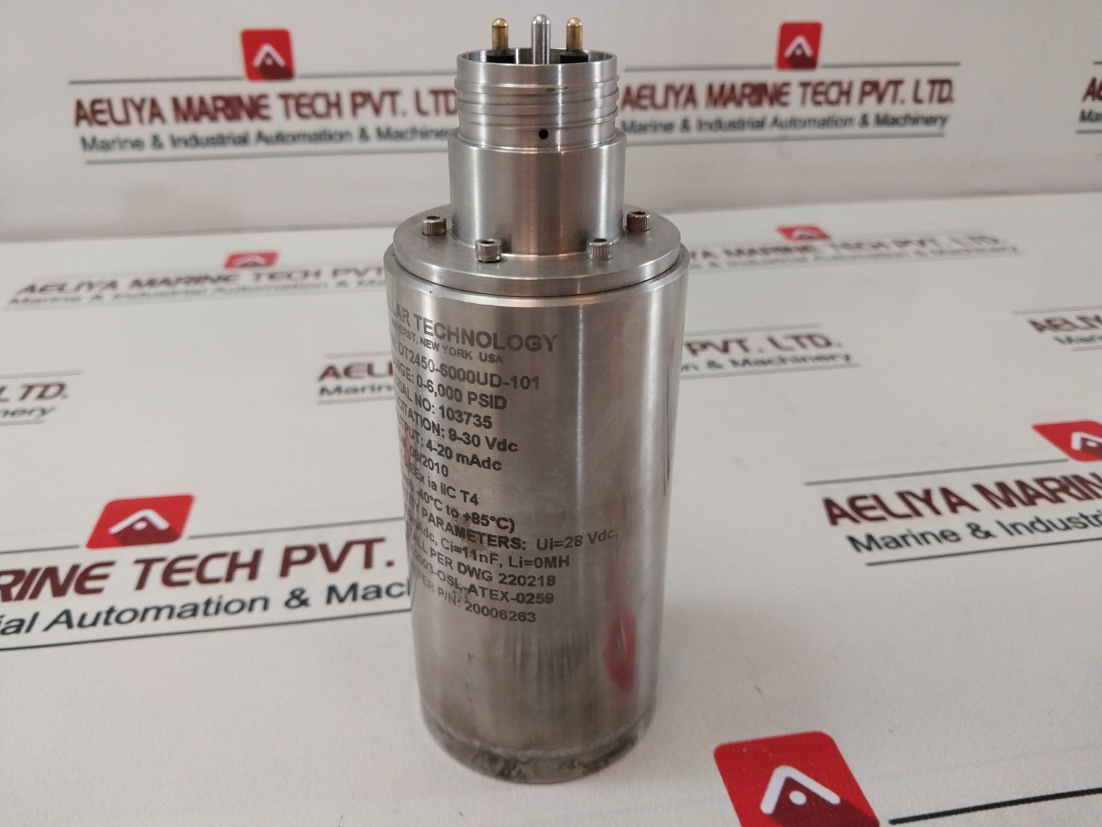 Stellar Dt2450-6000Ud-101 Differential Pressure Transducer 9-30 Vdc