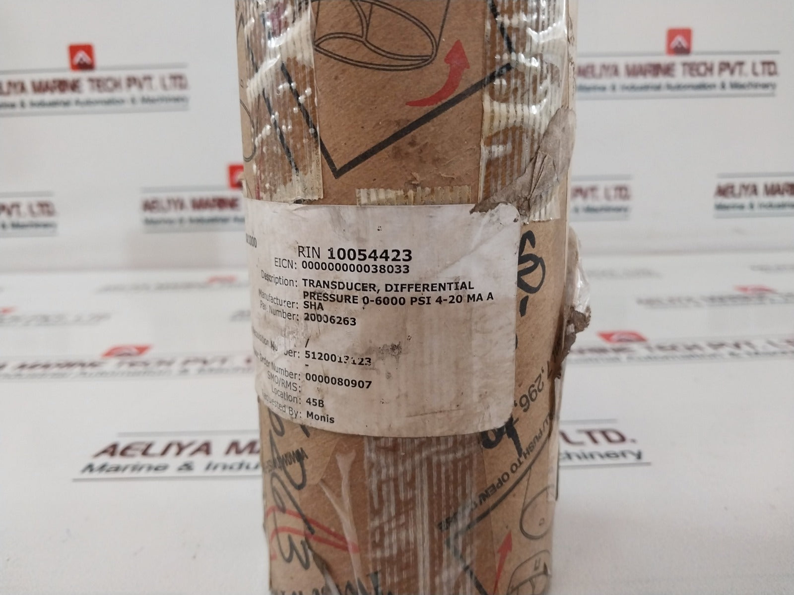 Stellar Dt2450-6000Ud-101 Differential Pressure Transducer 9-30 Vdc