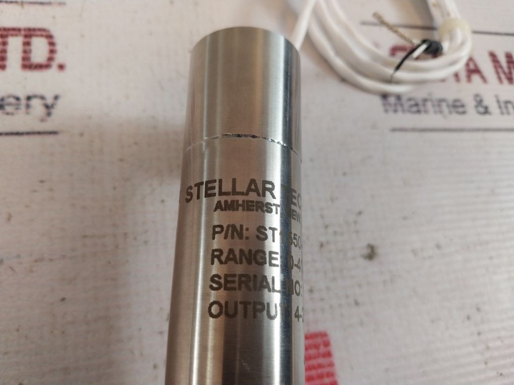 Stellar Technology St1550-4000D-117 Pressure Transmitter 4-20 Madc