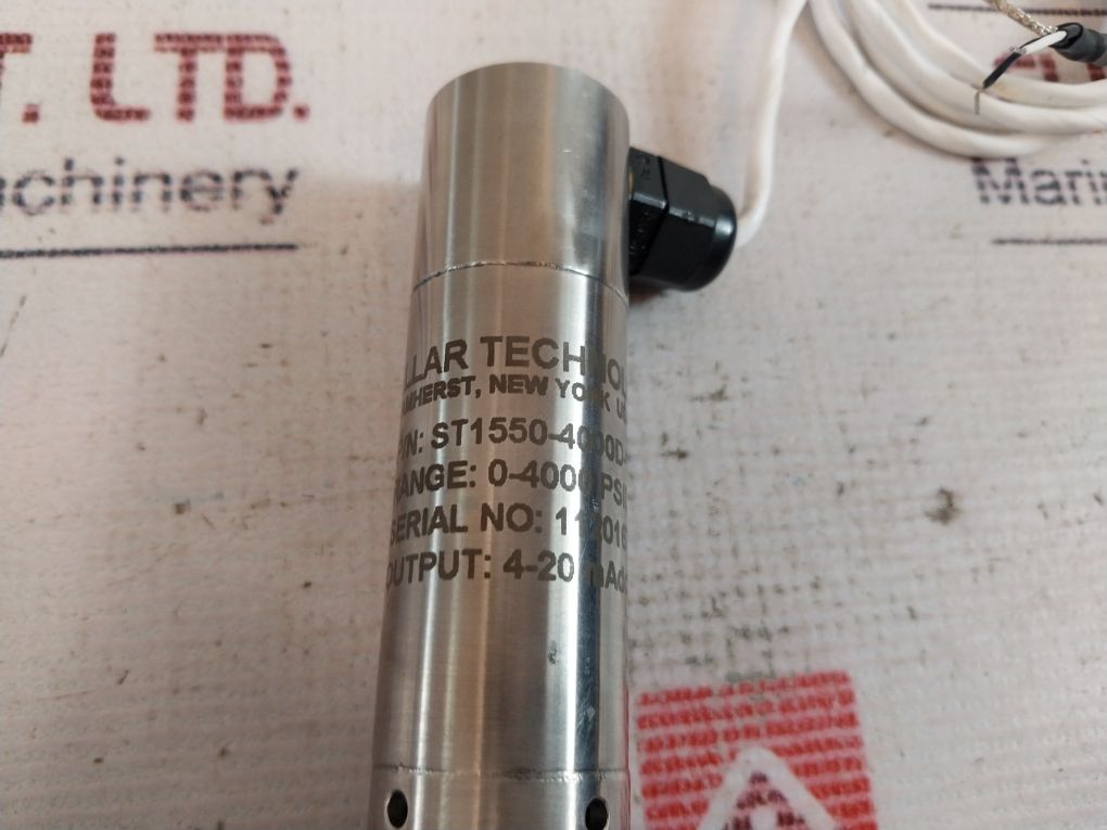 Stellar Technology St1550-4000D-117 Pressure Transmitter 4-20 Madc