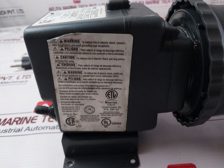Stenner Pump 85M5 85 Gpd/321.8 Lpd 85Mjl5A1Staa Adjustable Rate 25 Psi