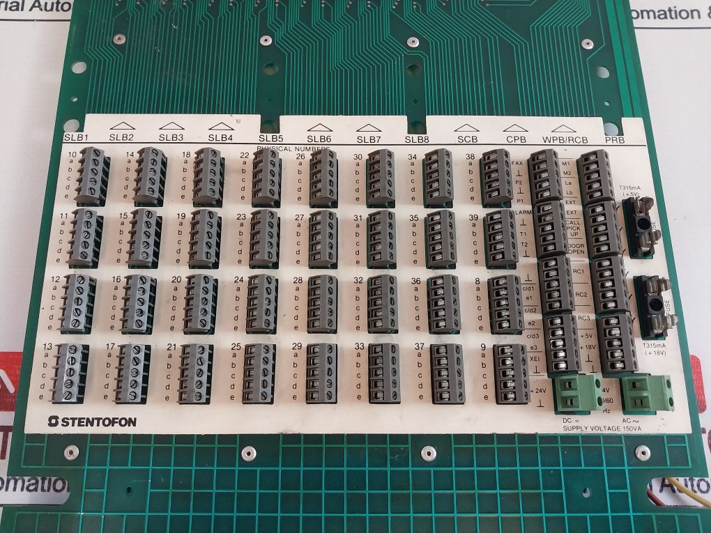 Stentor Bw16/32 Printed Circuit Board 150V A