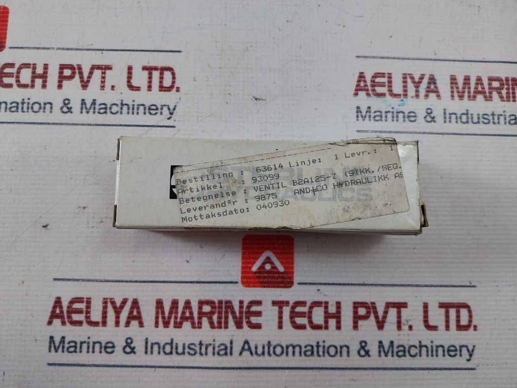 Sterling Hydraulics B2A125 Z N Mk2 Eh Flow Control Valves