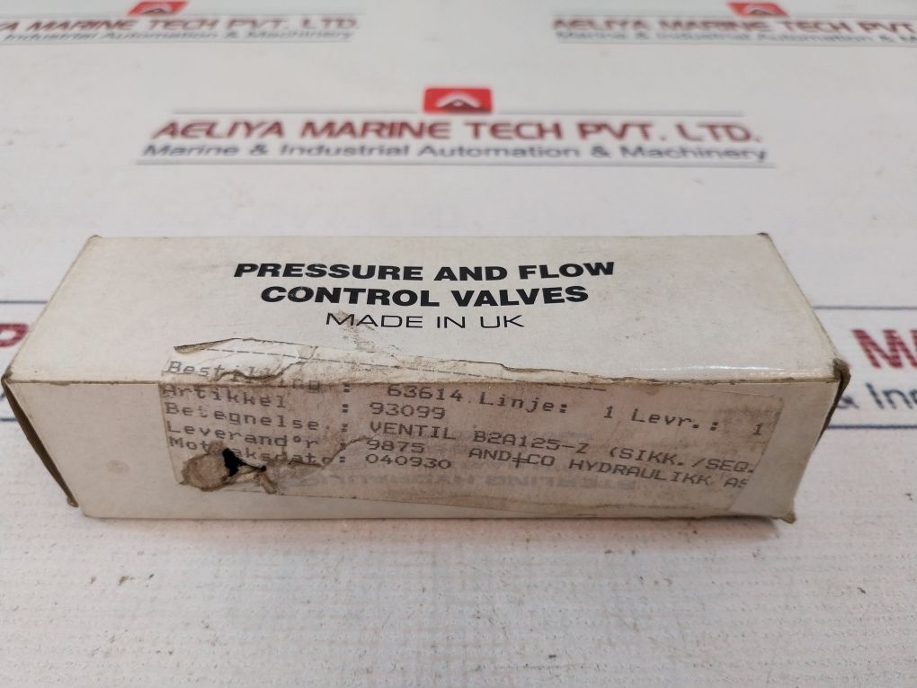 Sterling Hydraulics B2A125 Z N Mk2 Eh Pressure And Flow Control Valves