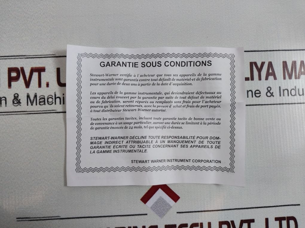 Stewart Warner 82306 Water Temp. Gauge