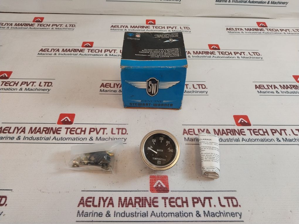 Stewart Warner 82306 Water Temperature Electric Gauge