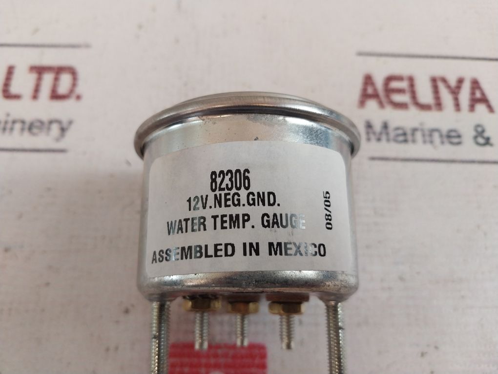 Stewart Warner 82306 Water Temperature Electric Gauge