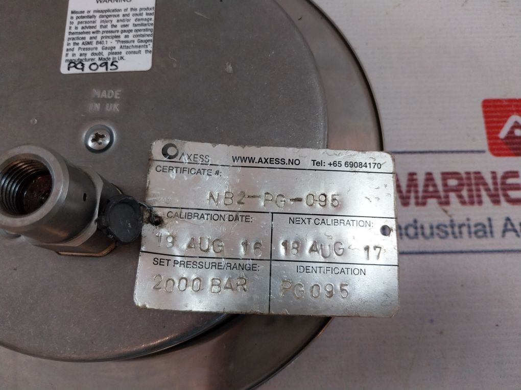 Stewarts-usa S-5536 Pressure Gauge 0-30000 Psi