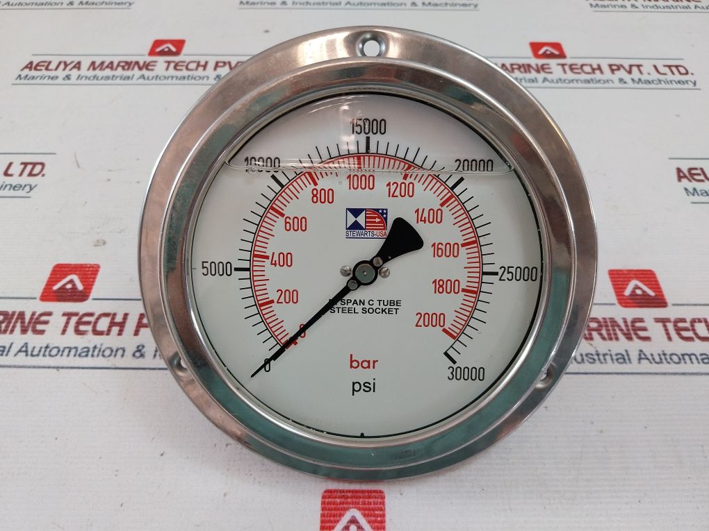 Stewarts-usa S-5536 Pressure Gauge 0-30000 Psi