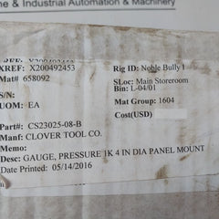 Stewarts 316 S.S. Tube And Socket 0-1000 Psi