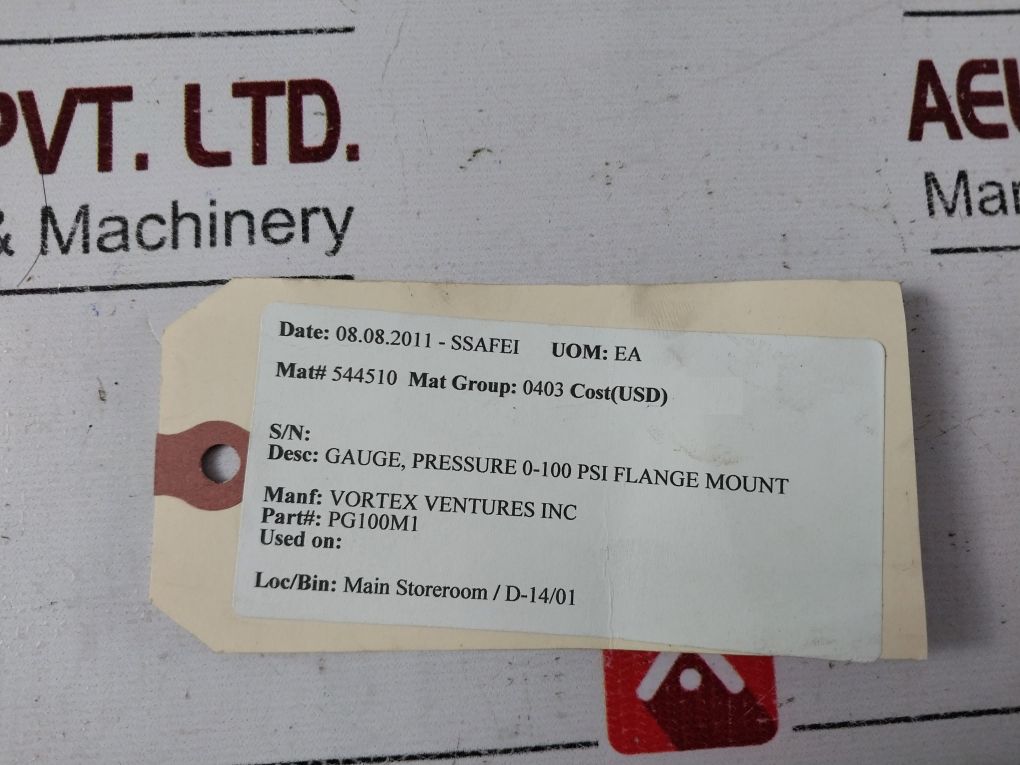 Stewarts 316 S.S. Tube And Socket 0-100 Psi