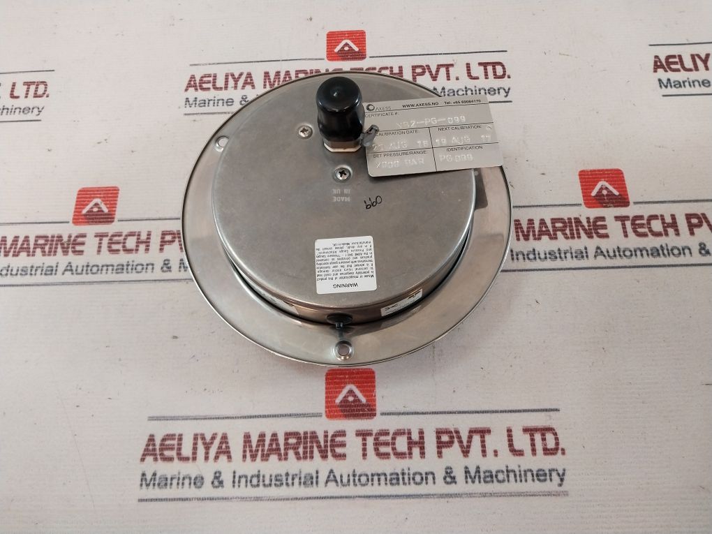 Stewarts 0-30000 Psi Pressure Gauge 30K Panel Mount Oil Fill