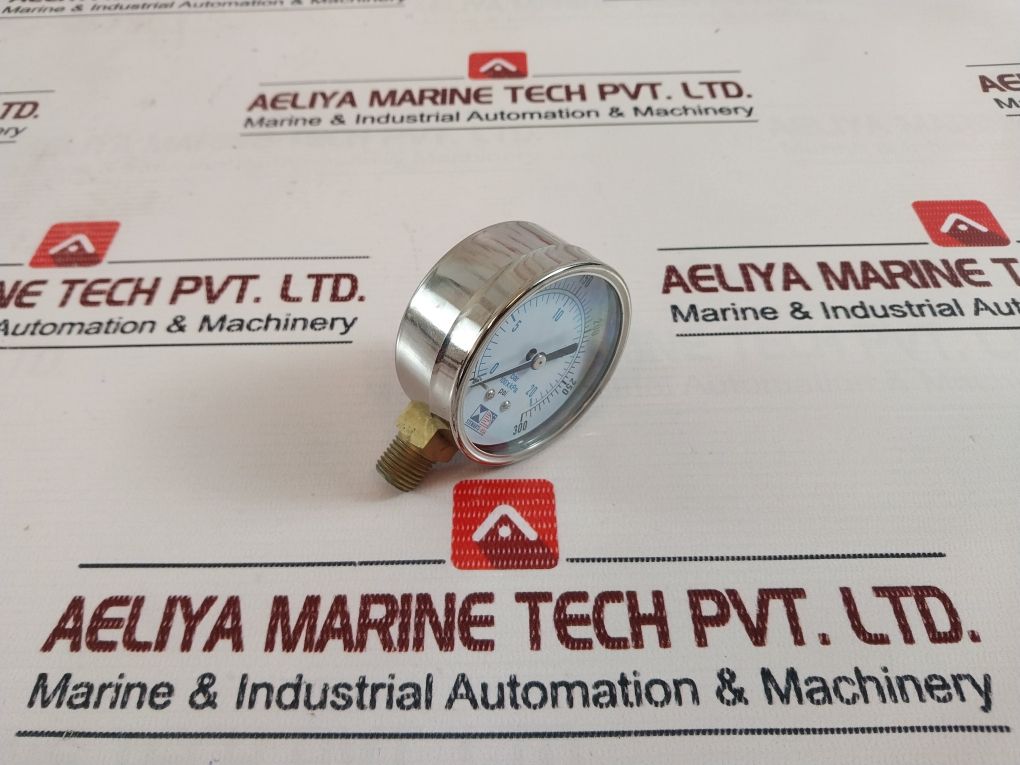 Stewarts 0-300 Psi Pressure Gauge 0-20 Bar 100X Kpa