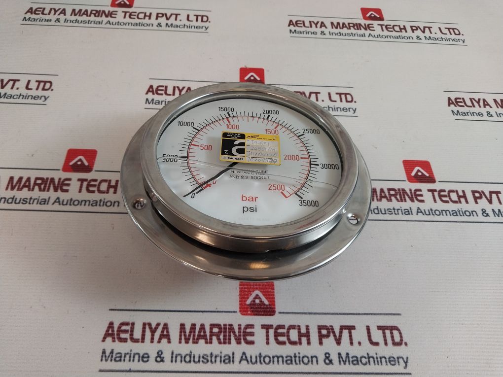 Stewarts 0-35000 Psi Pressure Gauge
