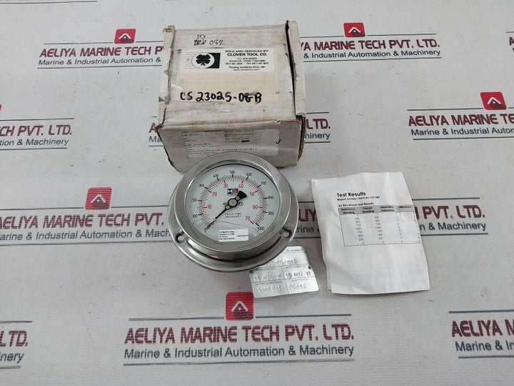 Stewarts 316 S.S. Tube And Socket Pressure Gauge 0-70 Bar