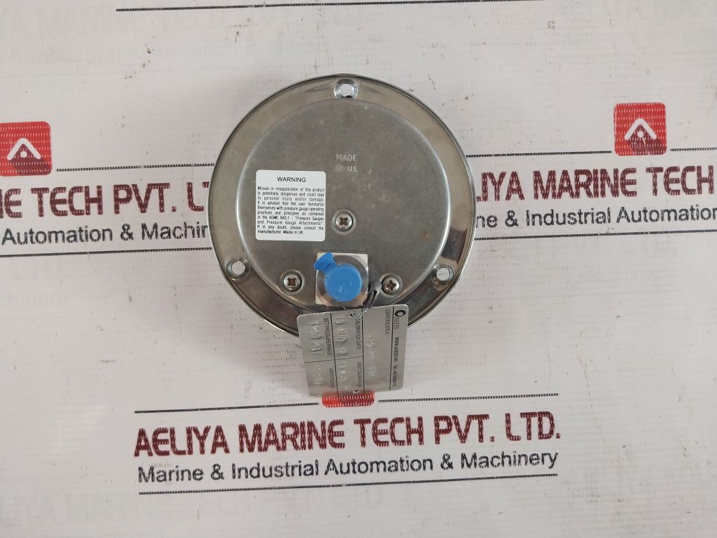 Stewarts 316 S.S Liquid Pressure Gauge 0-1000 Psi