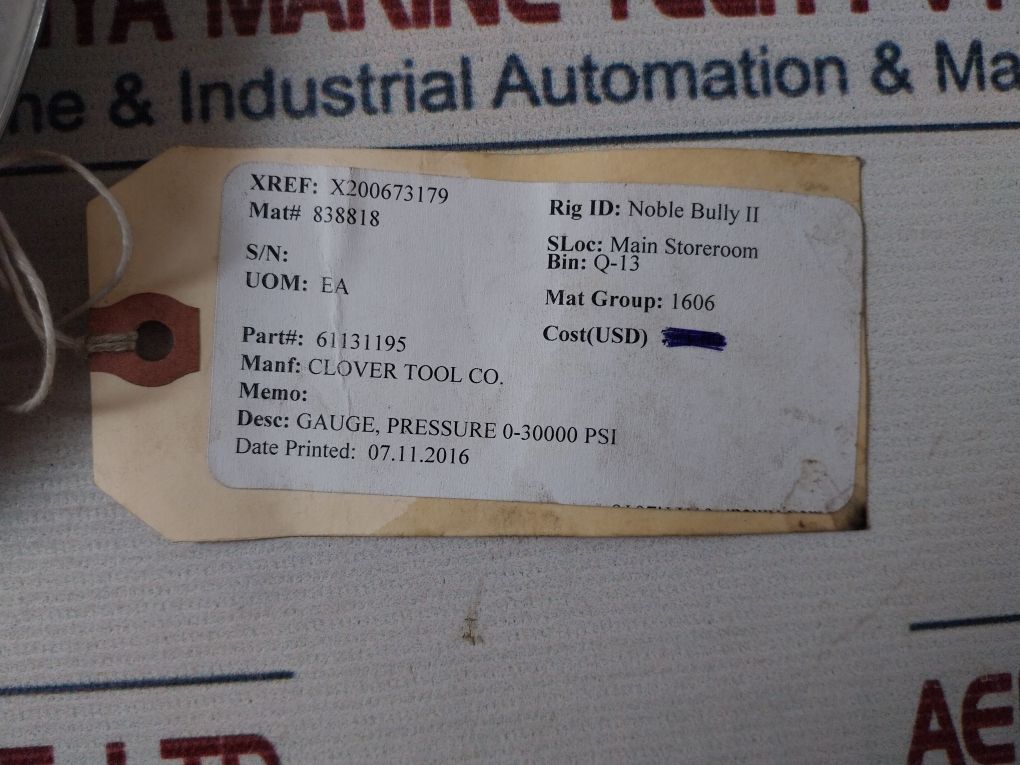 Stewarts 61S-30K-fp-b-1/4