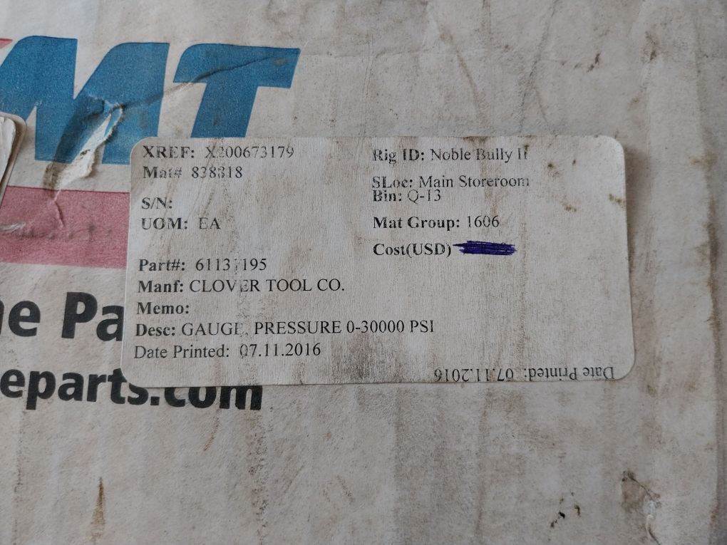 Stewarts 61S-30K-fp-b-1/4