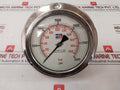 Stewarts 61S-30K-fp-b-1/4” Hpf Pressure Gauge 0-30000 Psi