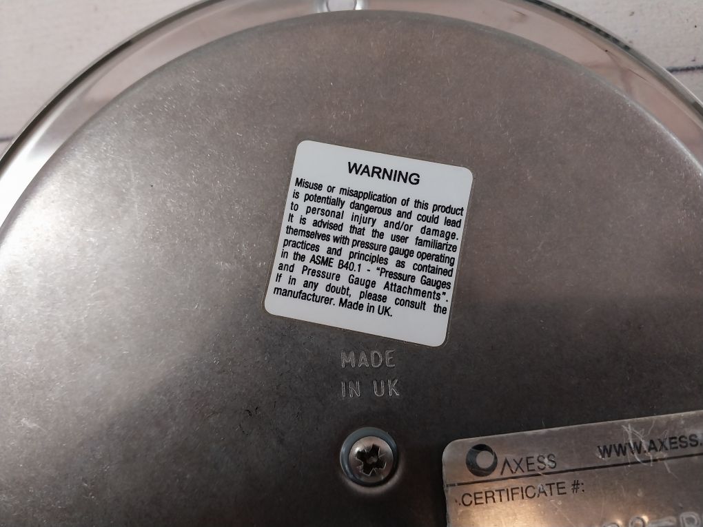 Stewarts 61S-30K-fp-b-1/4” Hpf Pressure Gauge 0-30000 Psi