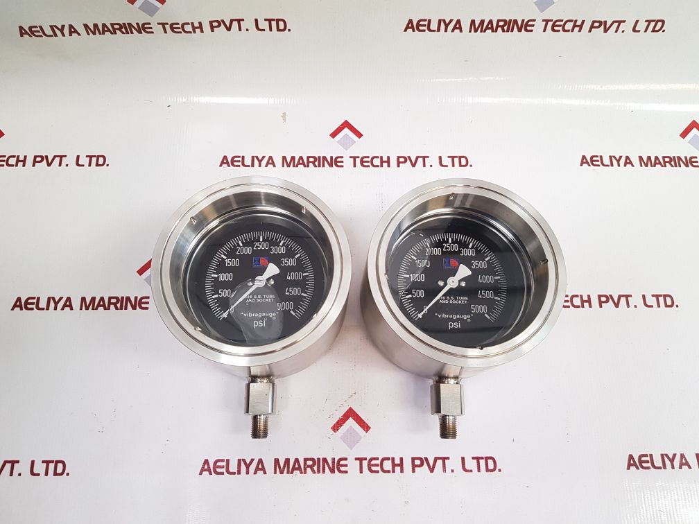 Stewarts Vibra Gauge 0 To 5000 Psi