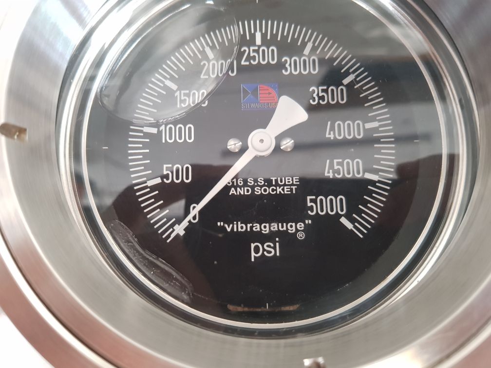Stewarts Vibra Gauge 0 To 5000 Psi