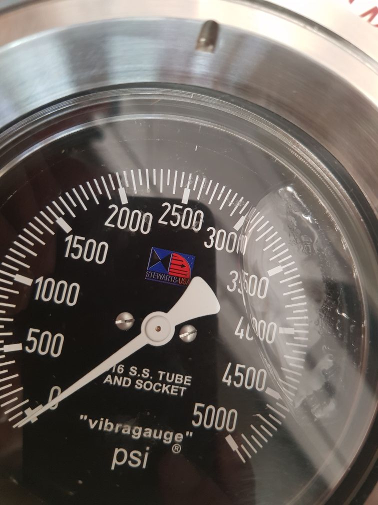 Stewarts Vibra Gauge 0 To 5000 Psi