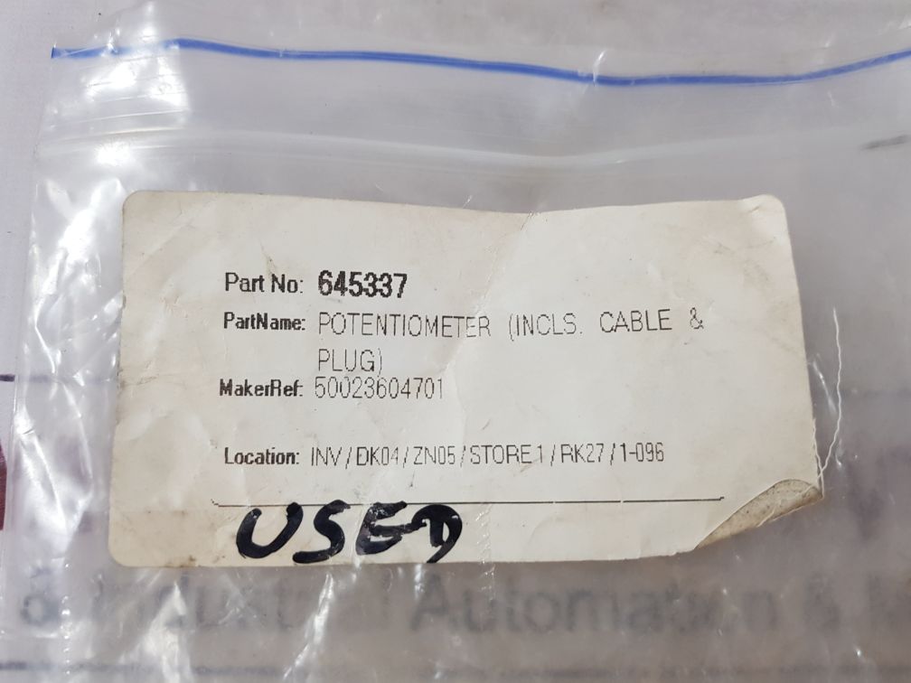 Still 645337 potentiometer (incls. cable & plug) 