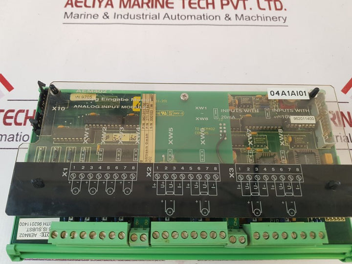Stn AtlasLyngso Marine Aem 402 Analog Input Module
