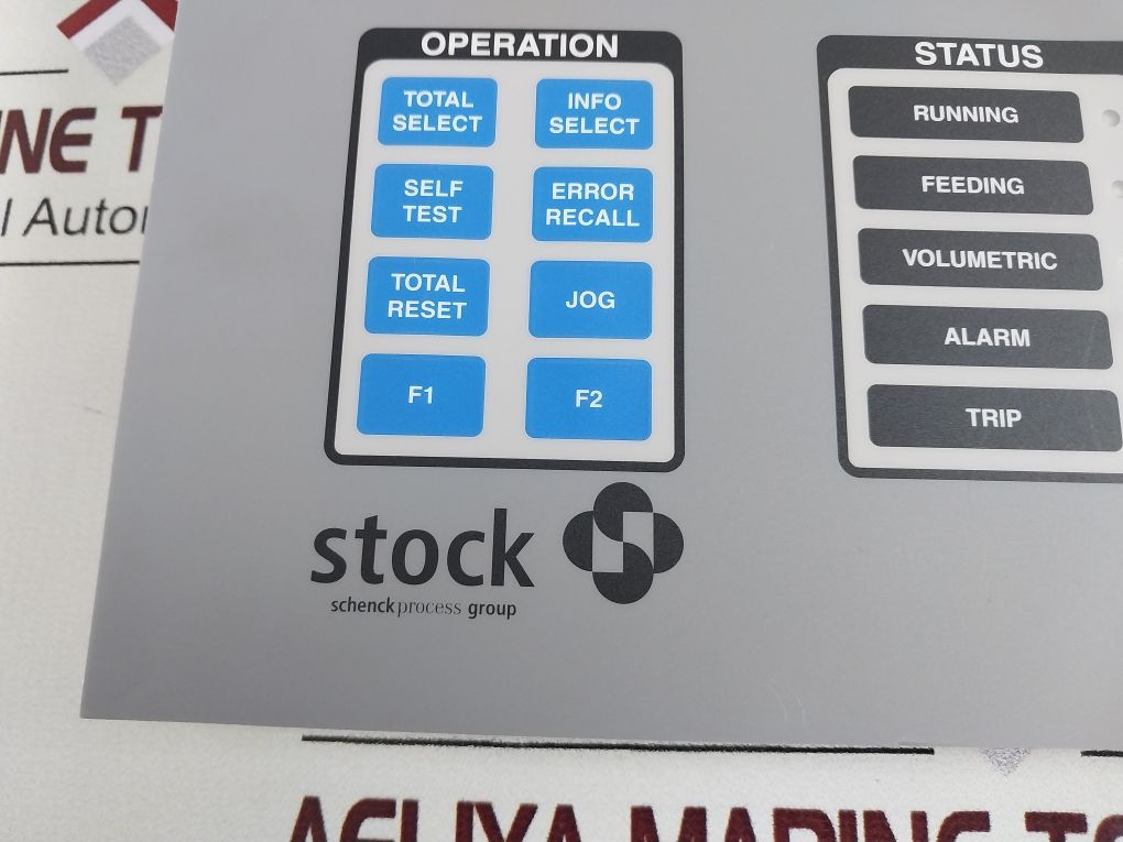 Stock Equipment 196Nt Control Display Panel D28753-1