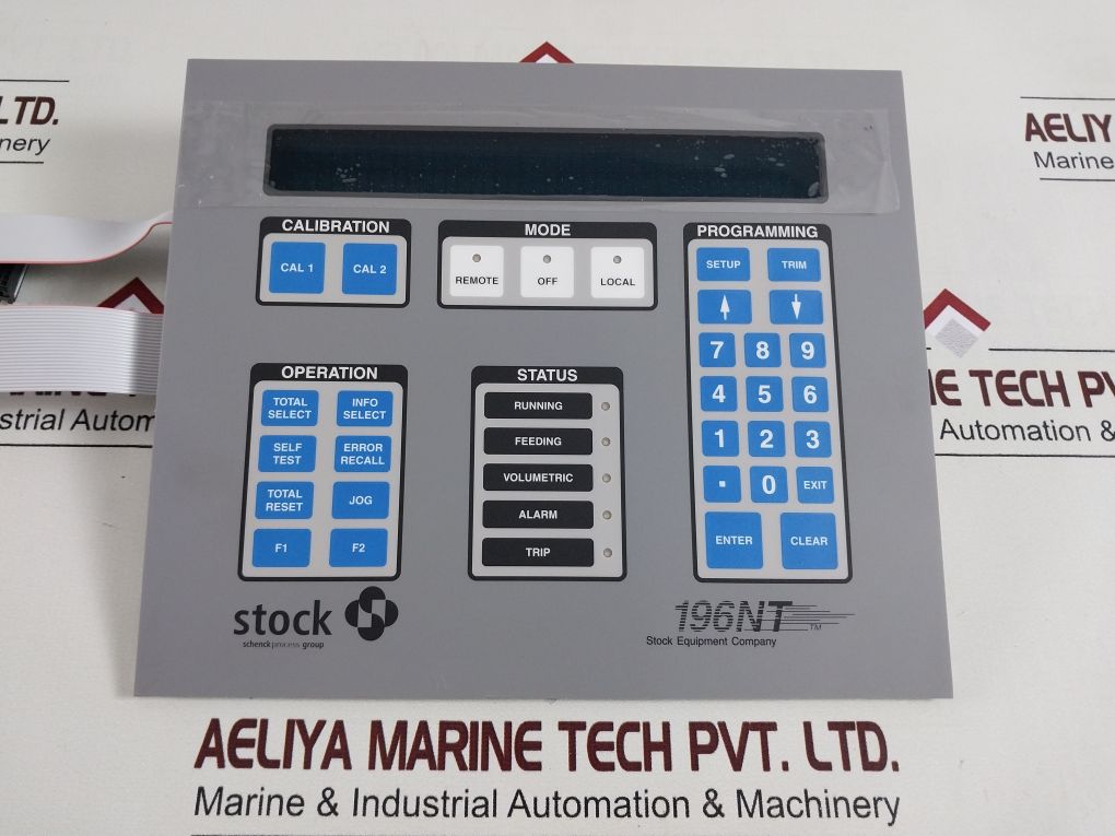 Stock Equipment 196Nt Control Display Panel D28753-1