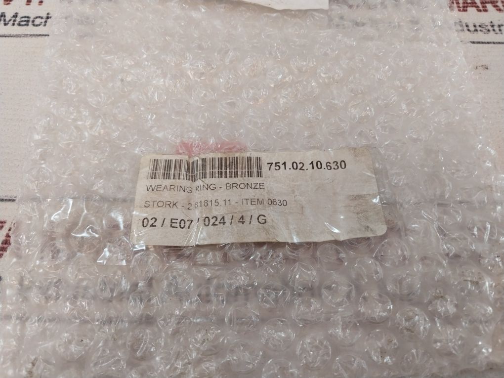 Stork 2.81815.11 Wearing Ring- Bronze