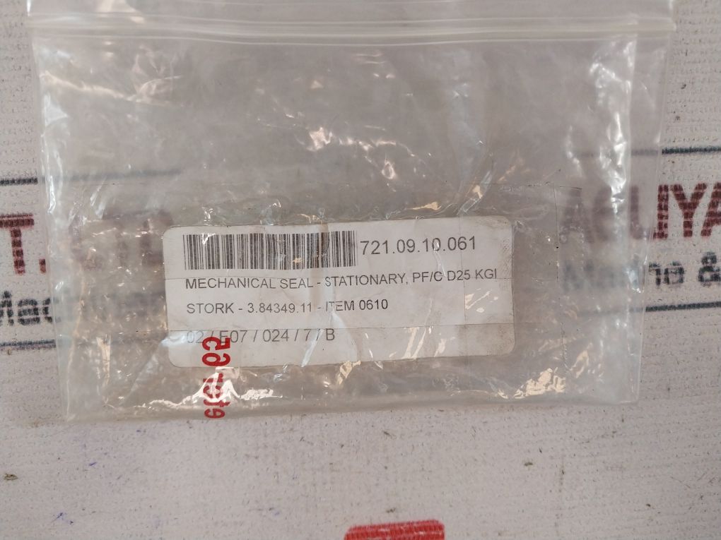 Stork 3.84349.11 Mechanical Seal-stationary