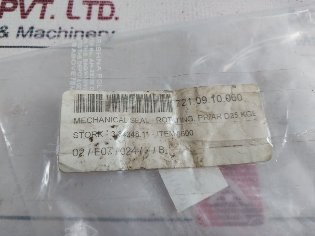 Stork 3 84348 11 Mechanical Seal