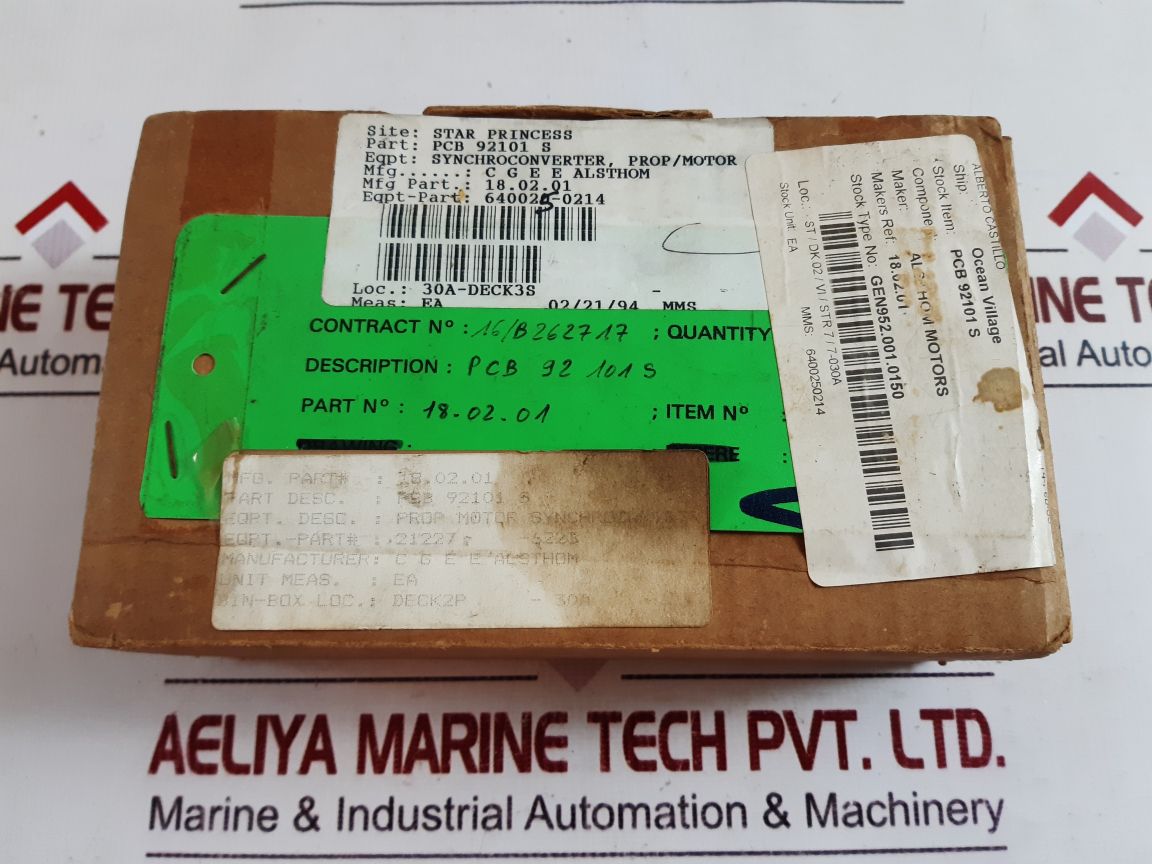 Stork Kwant 92101 Pcb Card 92101S