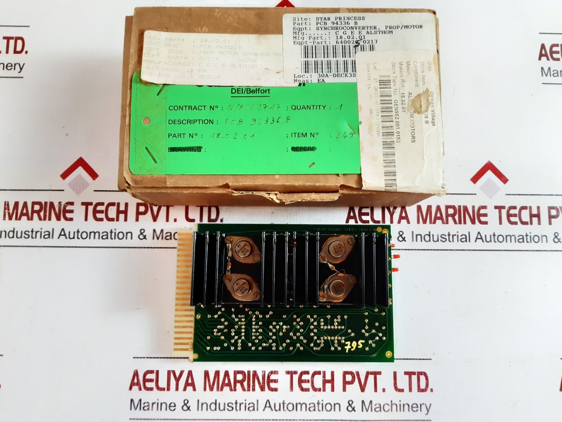 Stork Kwant 94336 B Pcb Card 94336
