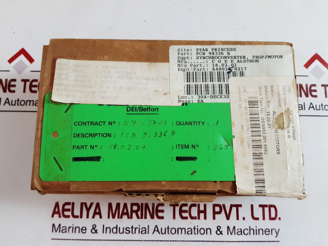 Stork Kwant 94336 B Pcb Card 94336