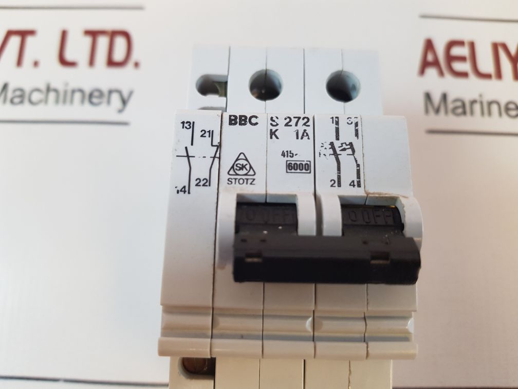 Stotz Bbc S 272 K 1A Circuit Breaker
