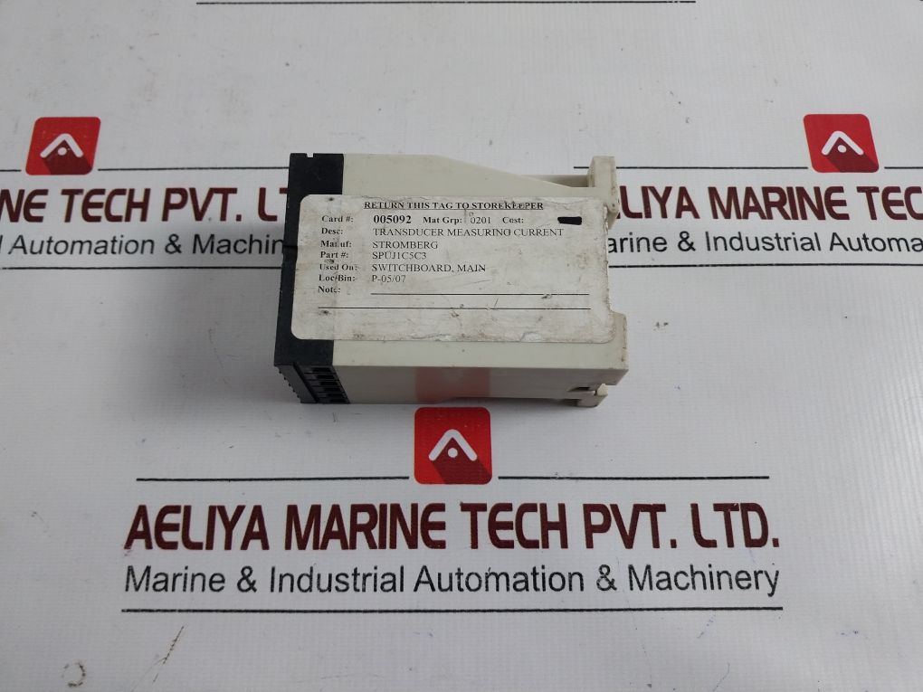 Stromberg Spuj1C5C3 Current Measuring Transducer