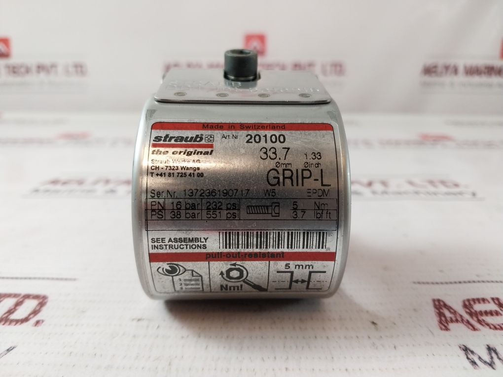 Straub Grip-l Pipe Coupling